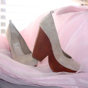 Top shop Wood Heel Pumps